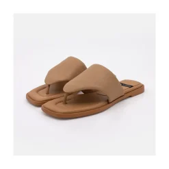 Andrews- Sandalias Planas De Dedo Acolchadas
