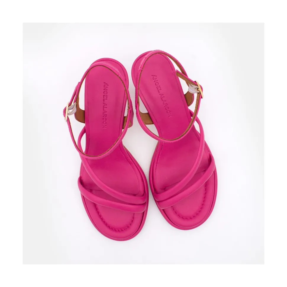 Cathy - Sandalias De Mujer Con Tiras Y Punta Redonda