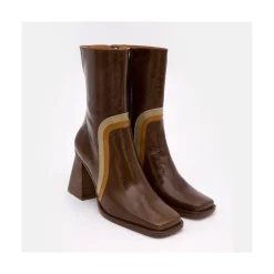 Celine - Botines De Piel Con Adorno De Color