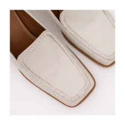 Deneuve - Mocasin De Piel De Dos Posiciones Con Tacon