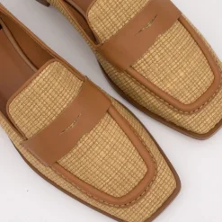 Gena - Mocasines De Mujer De Rafia