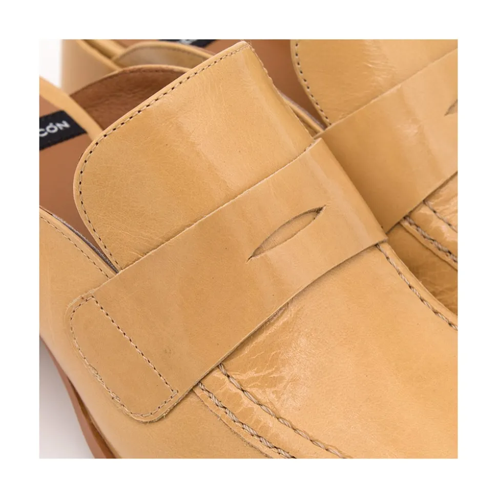 Glenda - Mocasin Abierto Con Tacon