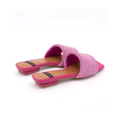 Leanne - Mule Acolchado Con Pala De Brillantes