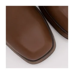 Liberia - Bota Alta De Piel Con Tacon De Bloque Y Plataforma