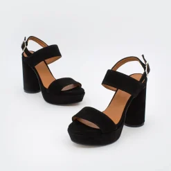 Mahe - Sandalias De Plataforma Con Tacon Alto Y Redondo