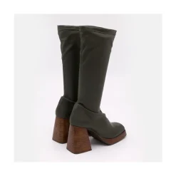 Managua - Botas Elasticas De Tipo Calcetin Con Tacon Geometrico Alto