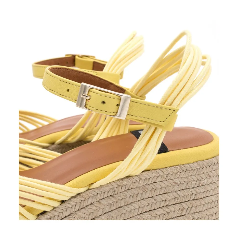 Martha - Sandalias De Cuna De Piel Y Cuerdas Acolchadas