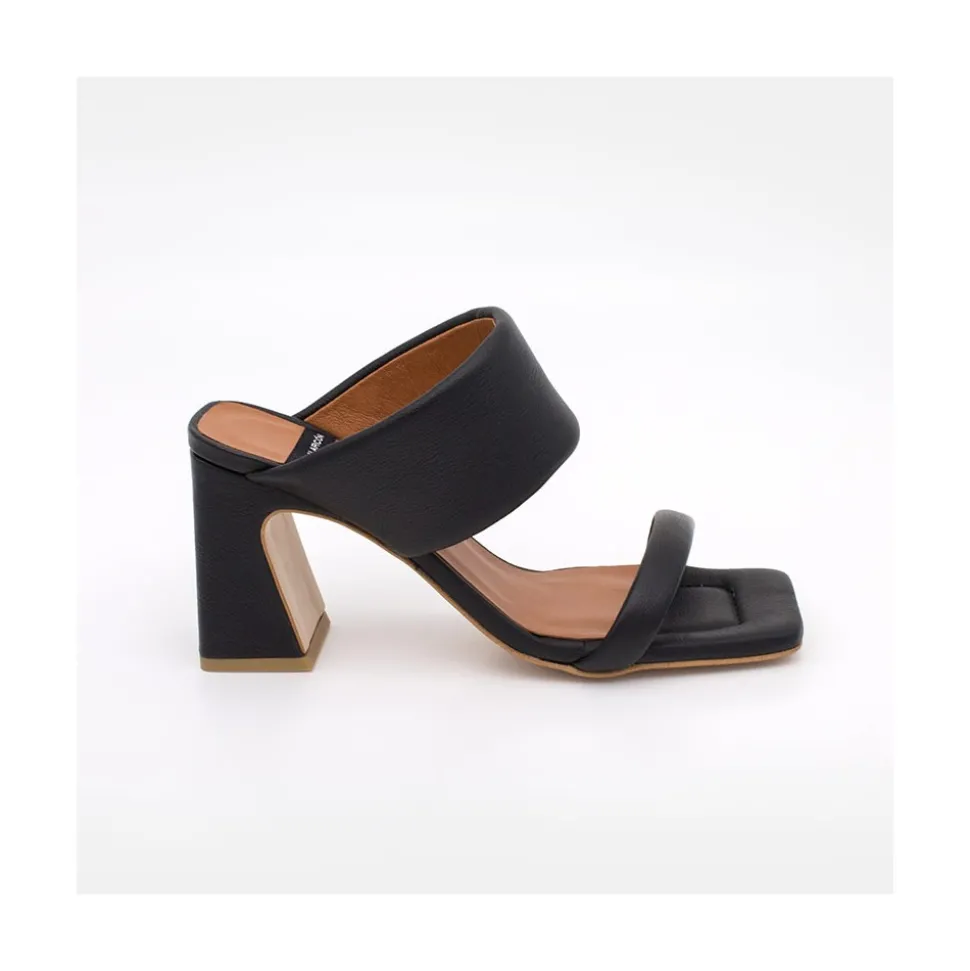 Parton - Sandalias Acolchadas Con Tacon