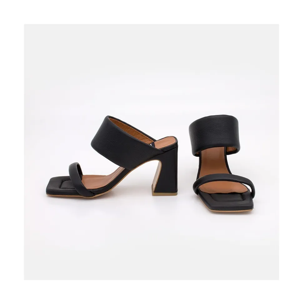 Parton - Sandalias Acolchadas Con Tacon