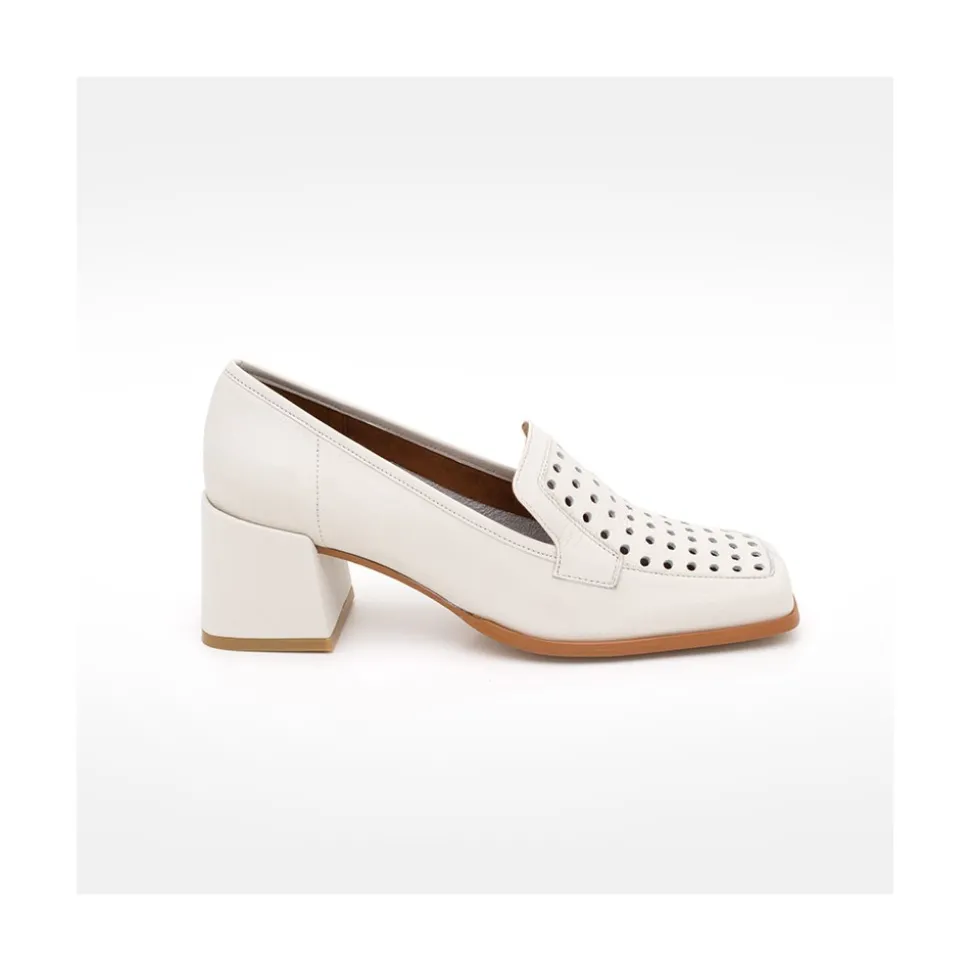 Tatum - Mocasin De Piel De Verano Con Tacon