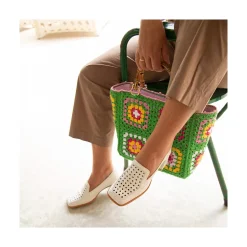 Tatum - Mocasin De Piel De Verano Con Tacon