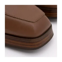 Tular - Mocasines De Mujer De Ante Con Tacon Alto Y Plataforma