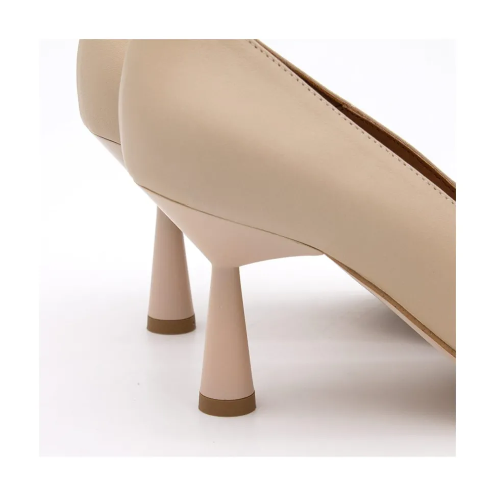 Vega - Estileto De Piel Con Tacon De Diseno